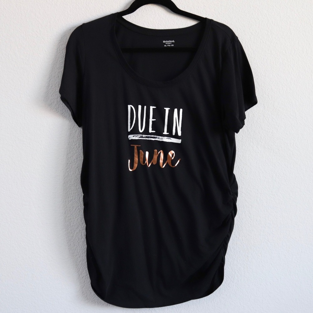 Due In June T-shirt size XL